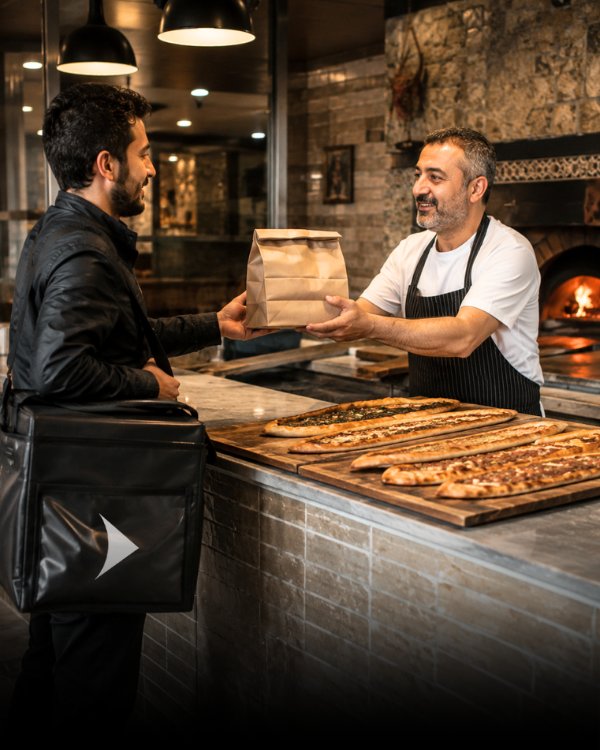 Pide salonu + kurye