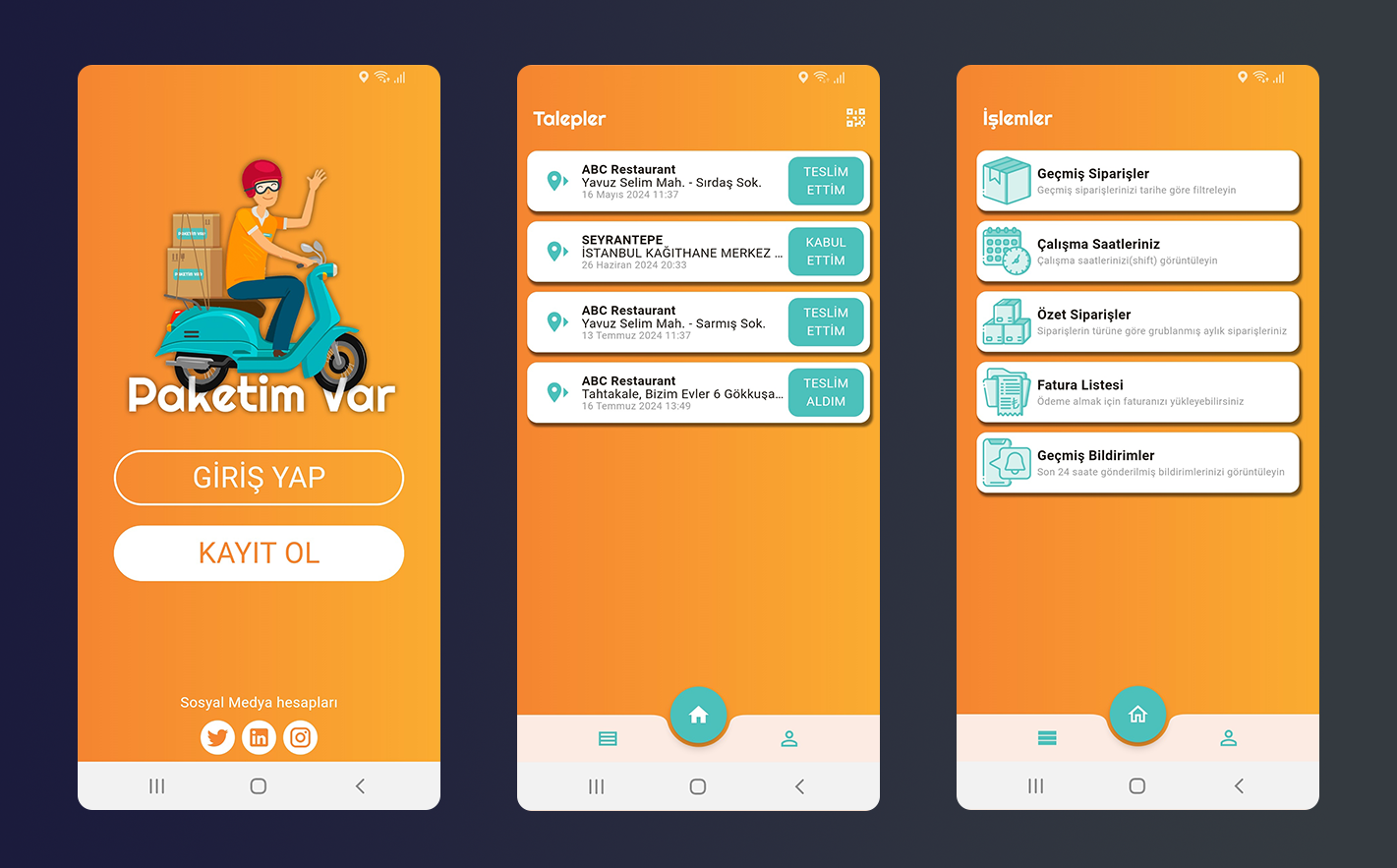 SMS and push notification center | İletmen TekEkran